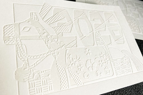 製作事例 No.32 箔押し名刺印刷のイメージ画像